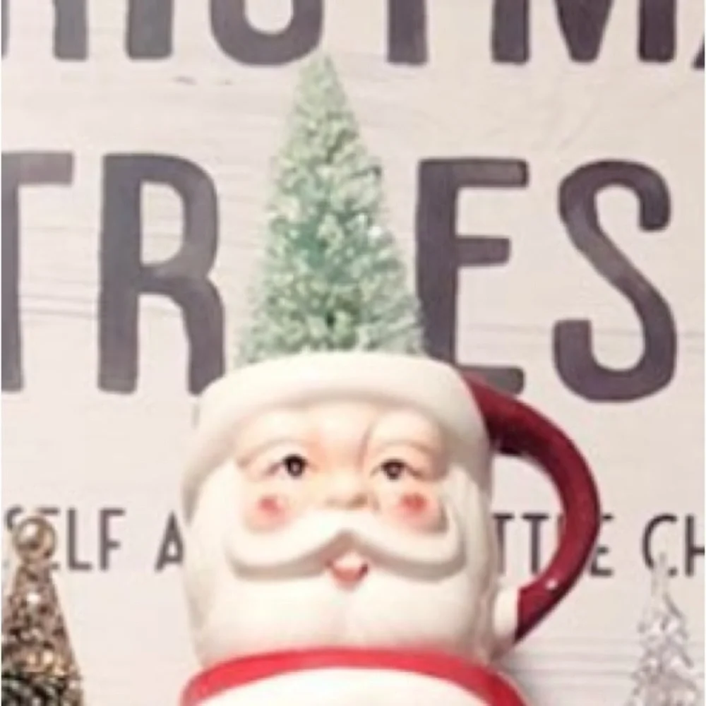 Pottery Barn Santa mug